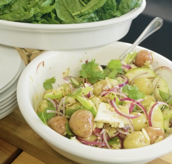 Ensalada Papas Mini con Manzana