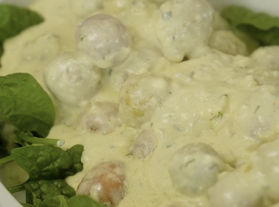 Papas Mini Cremosas al Parmesano